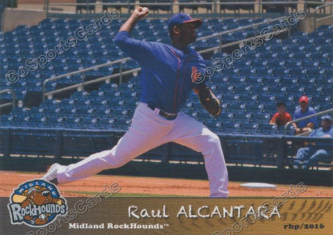 2016 Midland RockHounds Raul Alcantara