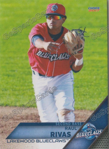 2017 Lakewood BlueClaws Raul Rivas