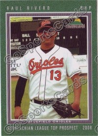 2008 Appalachian League Top Prospects Raul Rivero