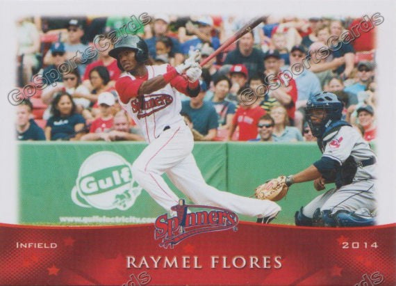 2014 Lowell Spinners Raymel Flores