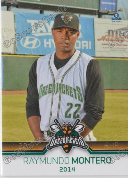 2014 Augusta Greenjackets Raymundo Montero