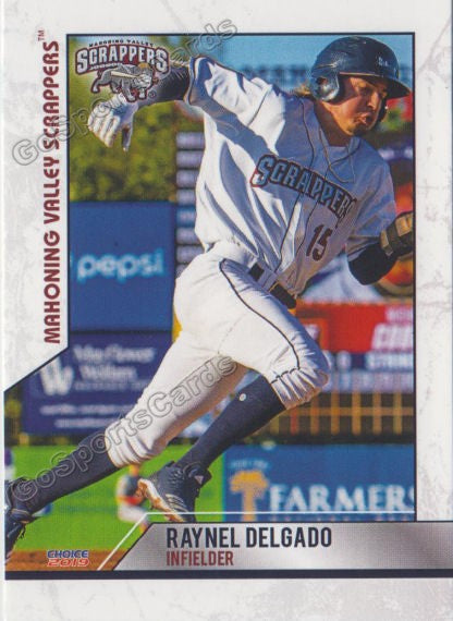 2019 Mahoning Valley Scrappers Raynel Delgado