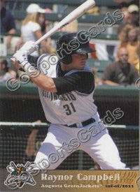 2011 Augusta GreenJackets Raynor Campbell