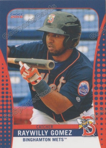 2016 Binghamton Mets Raywilly Gomez