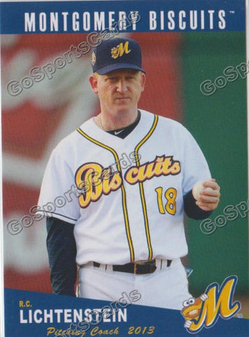 2013 Montgomery Biscuits RC Lichtenstein