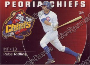 2009 Peoria Chiefs Rebel Ridling