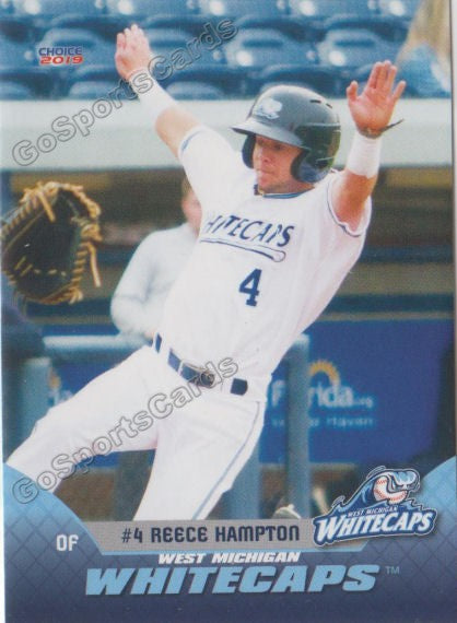 2019 West Michigan Whitecaps Reece Hampton