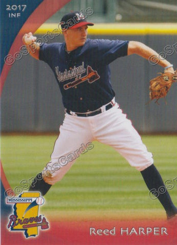 2017 Mississippi Braves Reed Harper