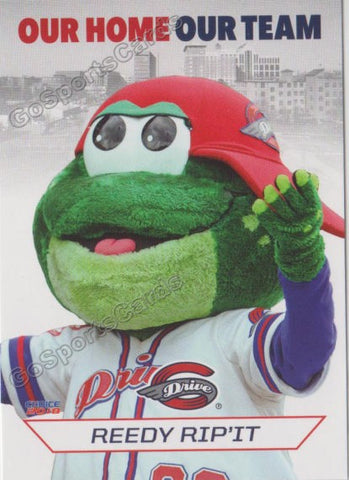 2018 Greenville Drive Reedy Rip'It Mascot