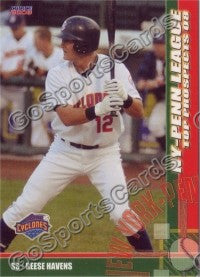 2008 New York Penn League Top Prospects Reese Havens