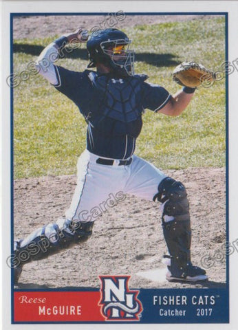 2017 New Hampshire Fisher Cats Reese McGuire