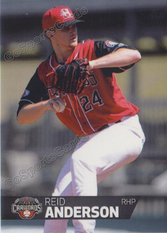 2018 Hickory Crawdads 2nd Reid Anderson