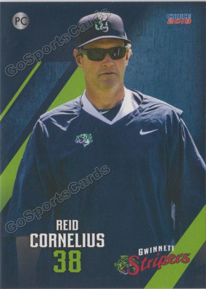 2018 Gwinnett Stripers Reid Cornelius