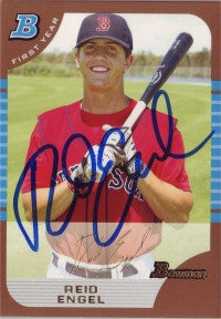 Reid Engel 2005 Bowman Draft Pick Gold #BDP70(Autograph)