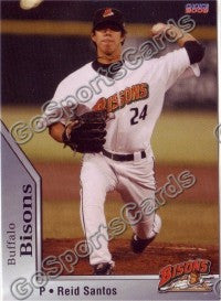 2008 Buffalo Bisons Reid Santos