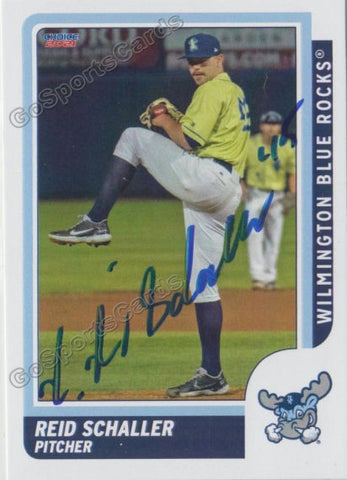 2021 Wilmington Blue Rocks Reid Schaller Autograph