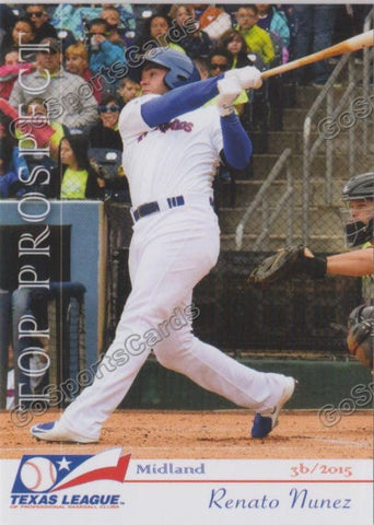 2015 Texas League Top Prospect Renato Nunez