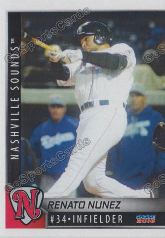 2016 Nashville Sounds Renato Nunez
