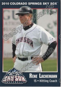 2010 Colorado Springs Sky Sox Rene Lachemann