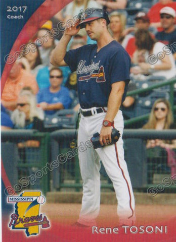 2017 Mississippi Braves Rene Tosoni