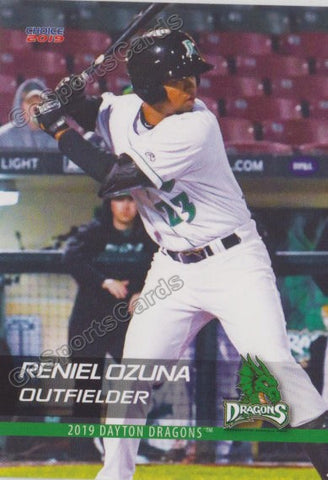 2019 Dayton Dragons Reniel Ozuna