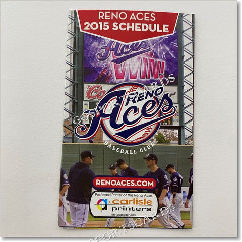 2015 Reno Aces Pocket Schedule