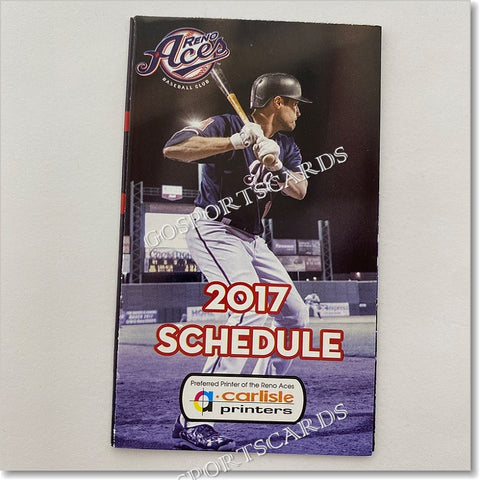 2017 Reno Aces Pocket Schedule