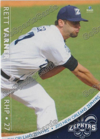 2013 New Orleans Zephyrs Rett Varner