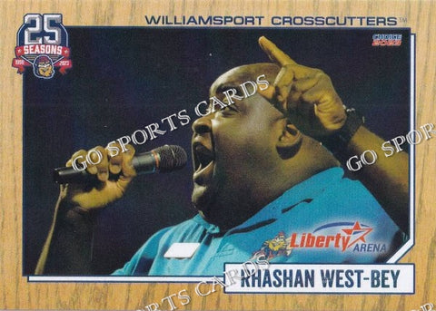 2023 Williamsport Crosscutters 25th Anniversary Rhashan West-Bey