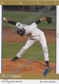 2011 Tri City Dust Devils Rhett Ballard