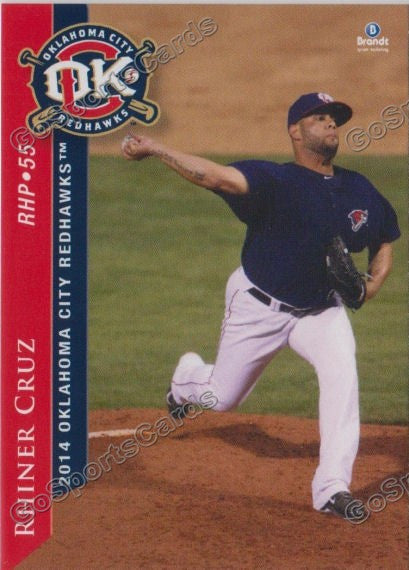 2014 Oklahoma City RedHawks Rhiner Cruz