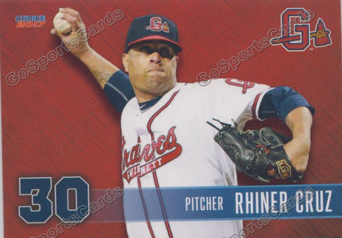 2017 Gwinnett Braves Rhiner Cruz