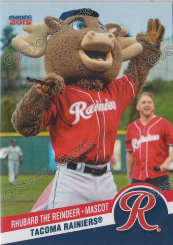 2015 Tacoma Rainiers Rhubarb the Reindeer Mascot
