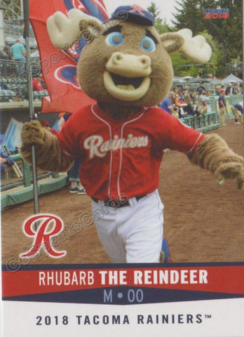 2018 Tacoma Rainiers Rhubarb The Reindeer