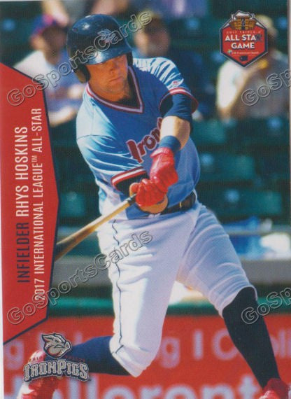 2017 International League All Star Rhys Hoskins