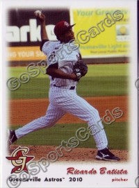 2010 Greeneville Astros Ricardo Batista