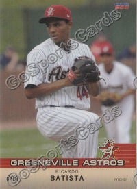 2011 Greeneville Astros Ricardo Batista