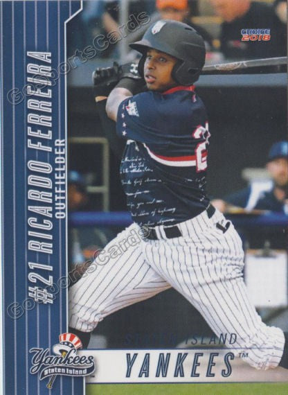 2018 Staten Island Yankees Ricardo Ferreira