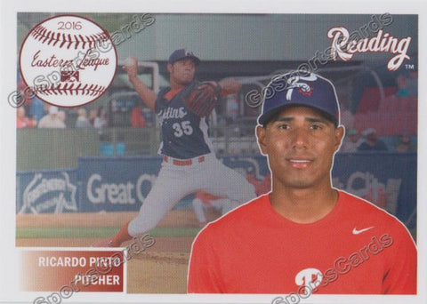 2016 Reading Fightin Phils Top Prospect 11 Ricardo Pinto