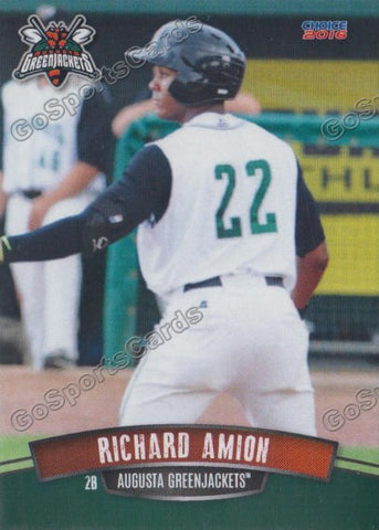 2016 Augusta Greenjackets Richard Amion