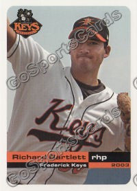 2003 Frederick Keys Richard Bartlett