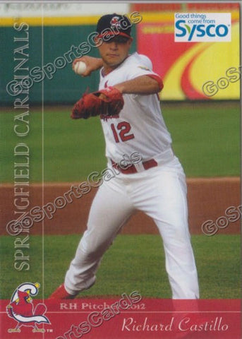 2012 Springfield Cardinals SGA Richard Castillo