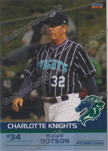 2013 Charlotte Knights Richard Dotson