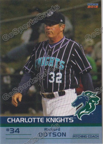2013 Charlotte Knights Richard Dotson