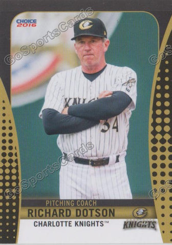 2016 Charlotte Knights Richard Dotson