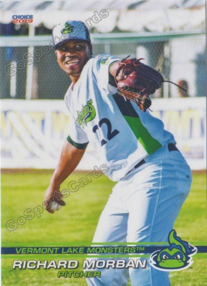 vermont lake monsters baseball 2019 Vermont Lake Monsters Richard Morban – Go Sports Cards