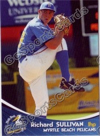2009 Myrtle Beach Pelicans Richard Sullivan