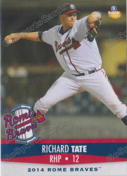 2014 Rome Braves Richard Richie Tate