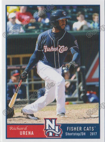 2017 New Hampshire Fisher Cats Richard Urena