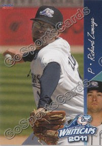 2011 West Michigan Whitecaps Richard Zumaya